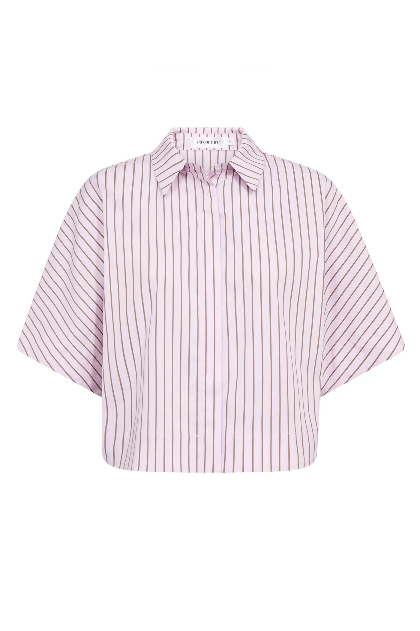 SigridCC Stripe SS Shirt 35006-Rosebloom - 500197