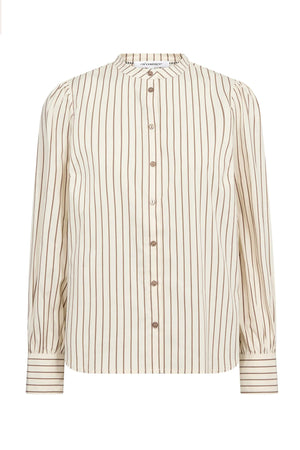 SigridCC Stripe Shirt 10006-Bone - 500198