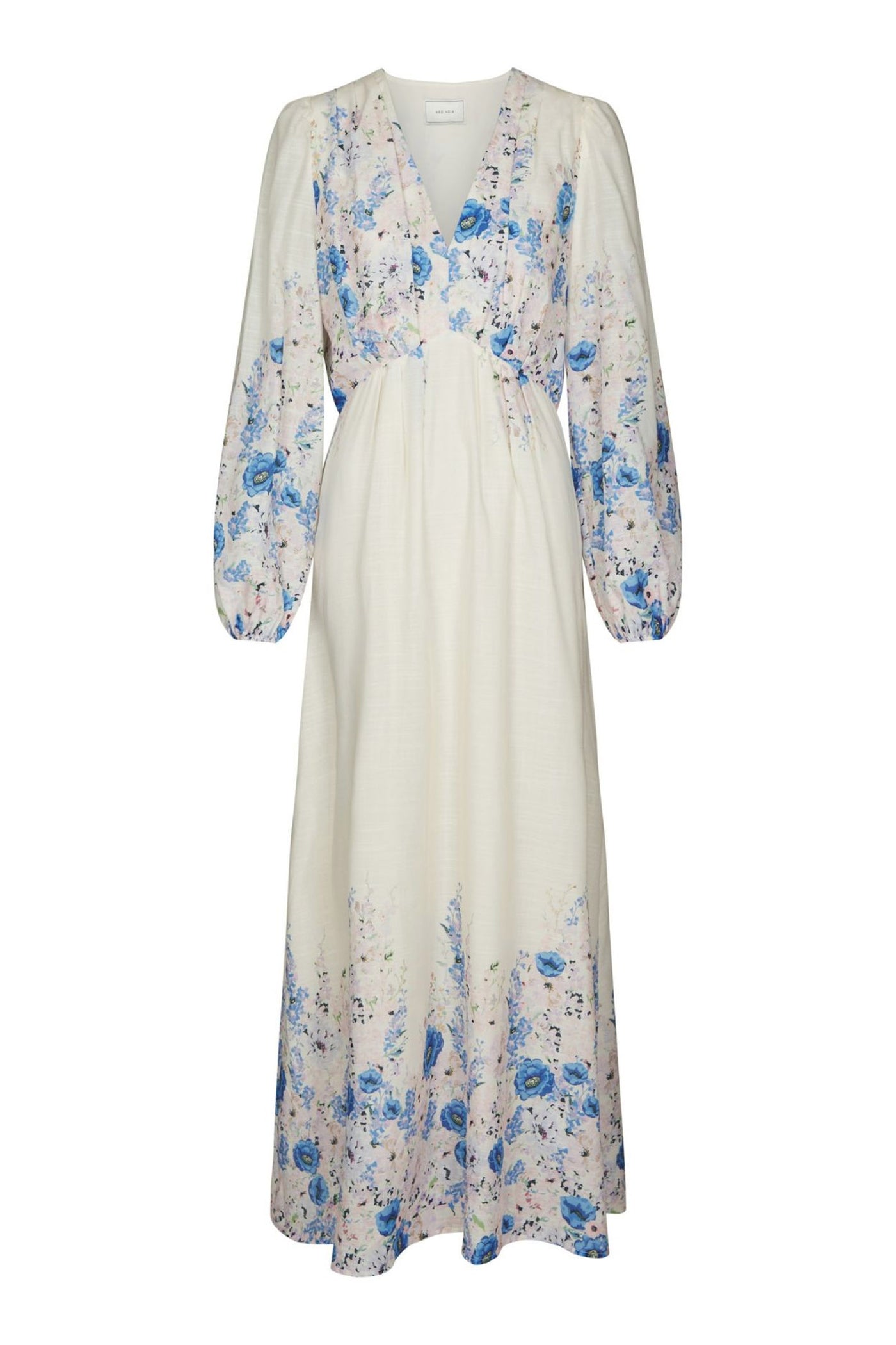 Silfi Flower Print Dress Blue - 164828