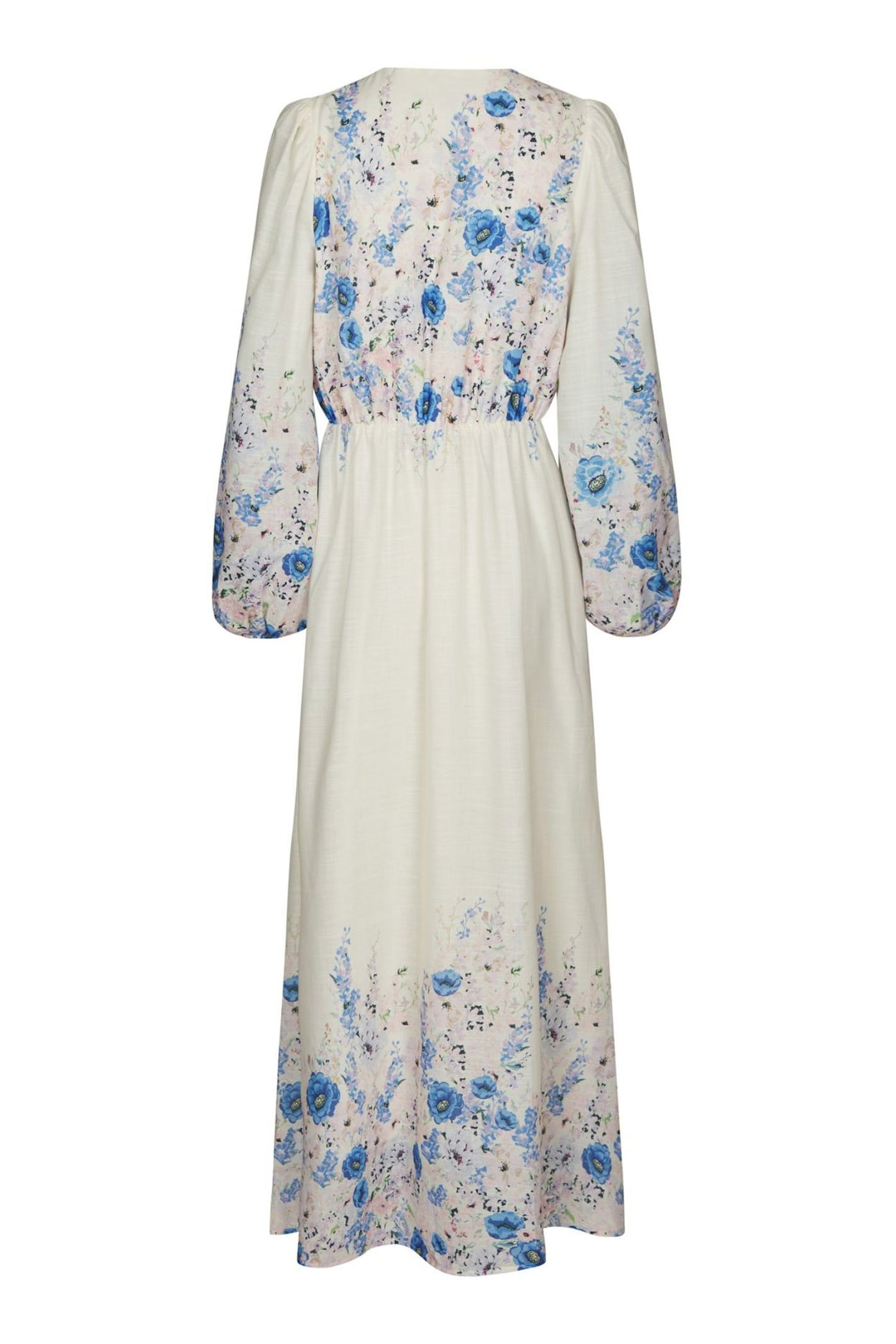 Silfi Flower Print Dress Blue - 164828
