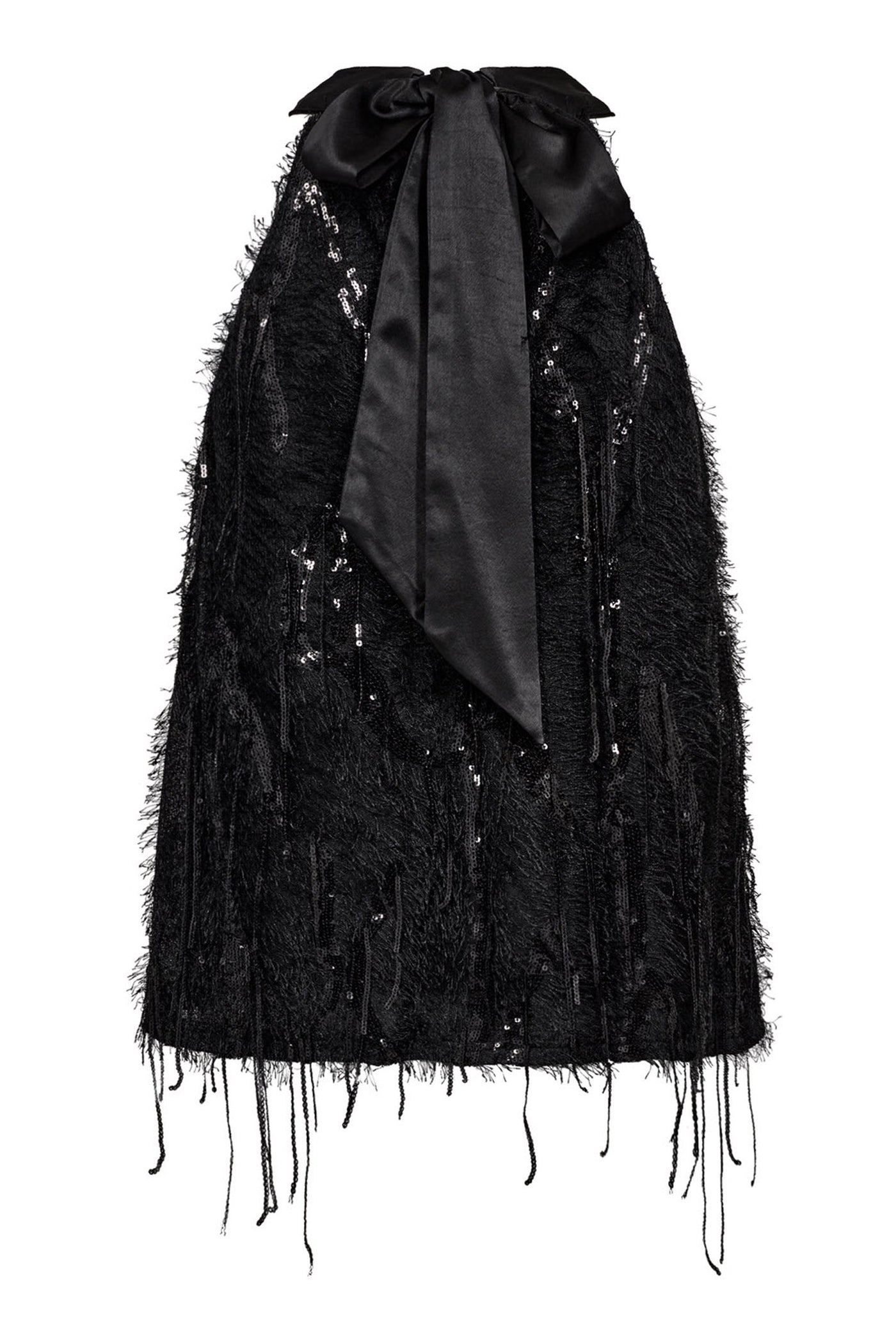 SillaCC Sequin Halter Top 96-Black - 35987