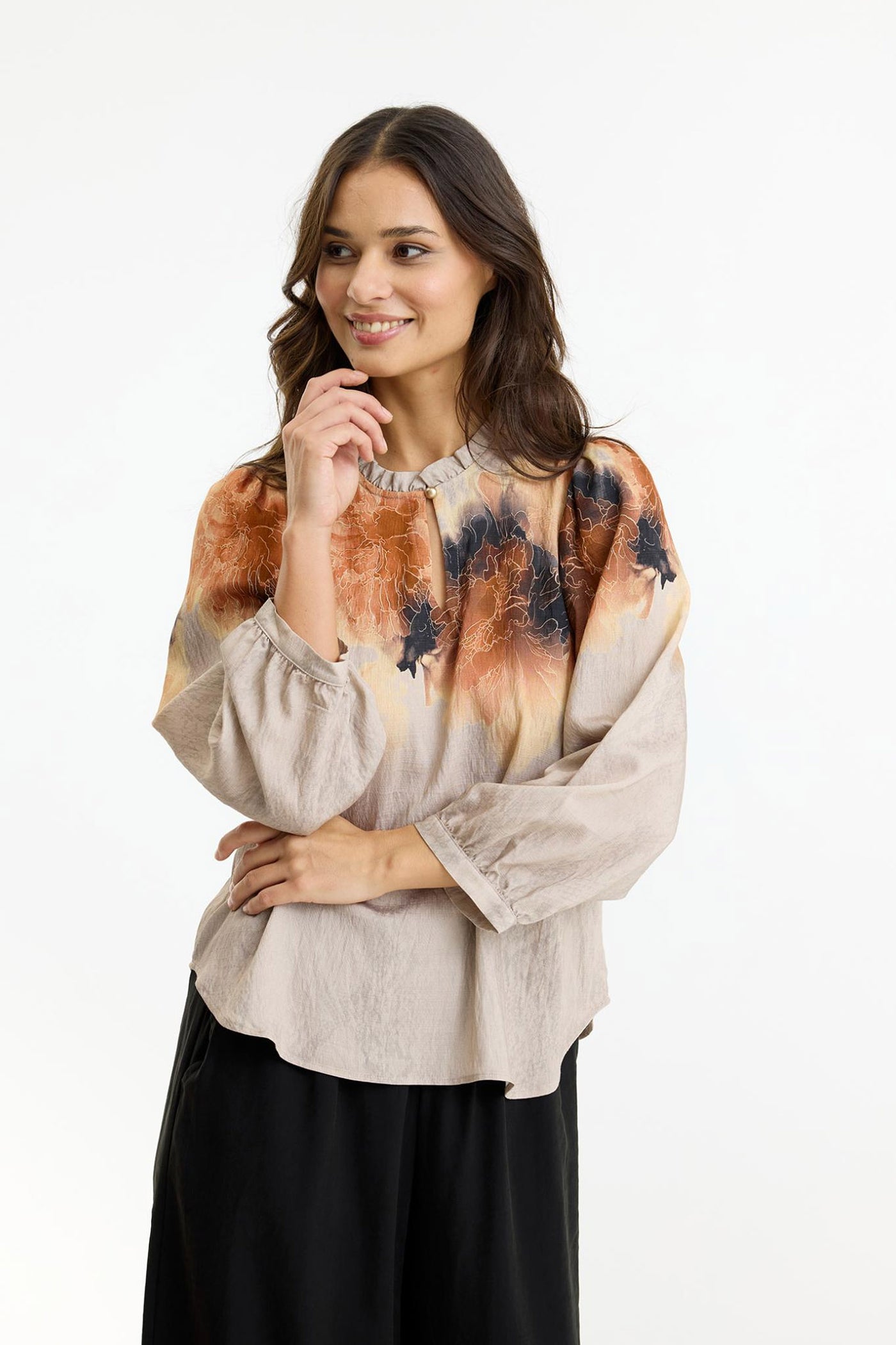 Silvia blouse SAND - 16962