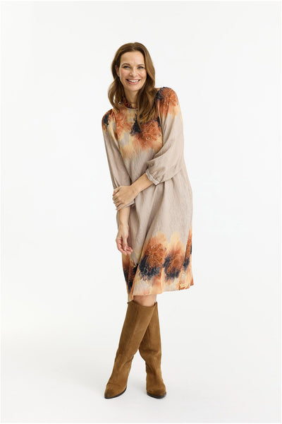 Silvia dress SAND - 16963 Thumbnail