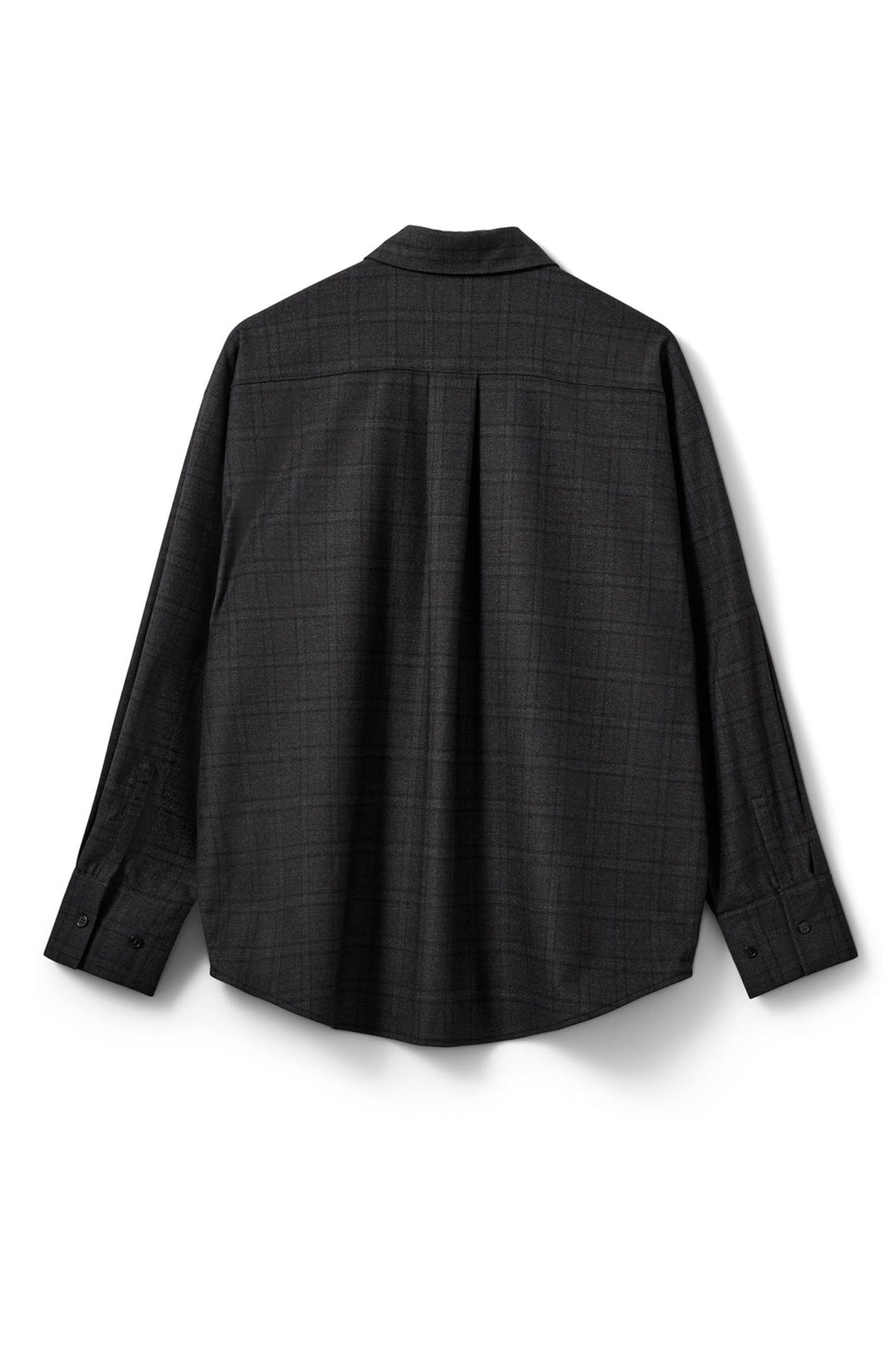 Simasw Checked Oversize Shirt Grey Check - S263205
