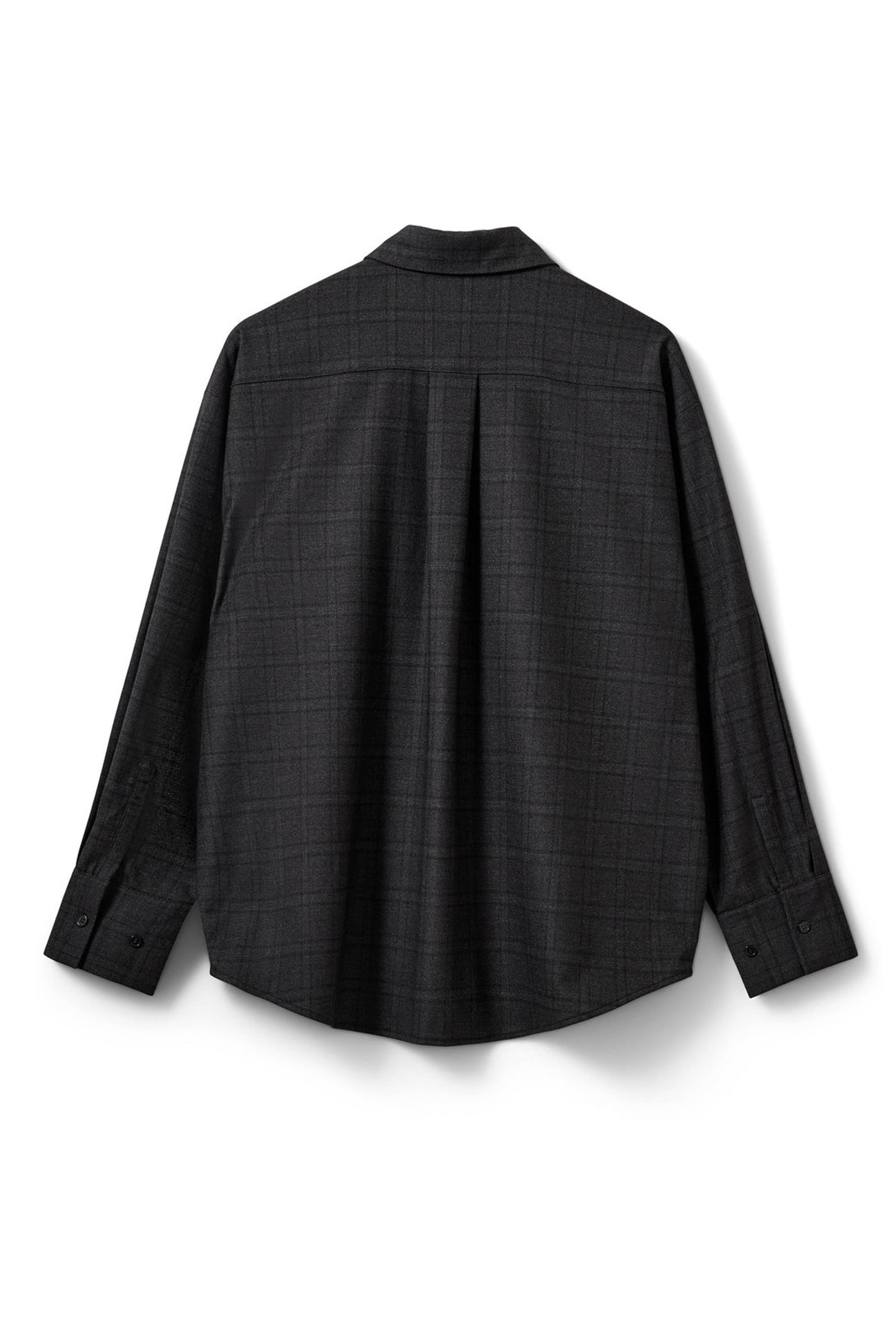 Simasw Checked Oversize Shirt Grey Check - S263205