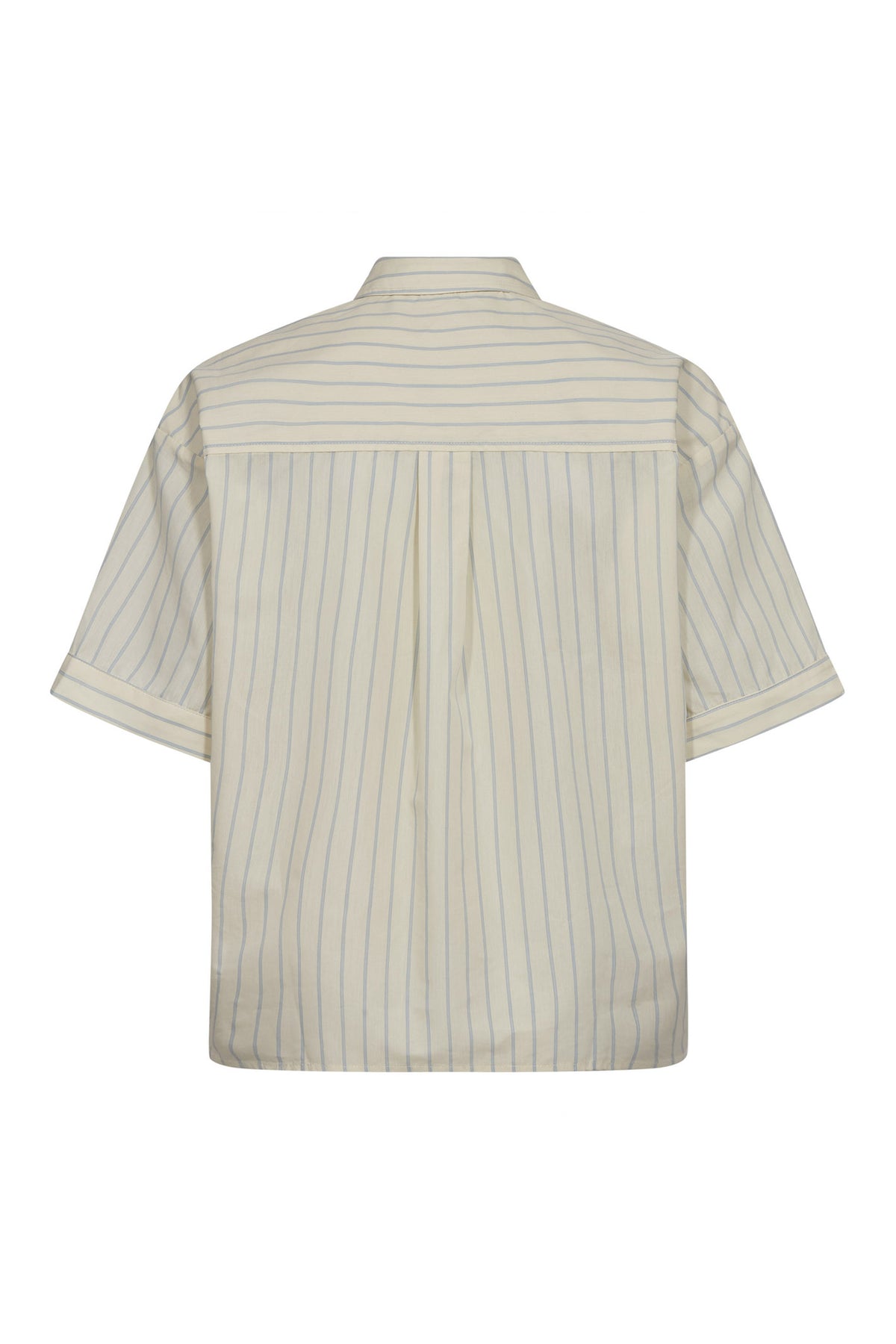 SimoCC Stripe SS Tie Shirt 171-PaleYellow - 45050