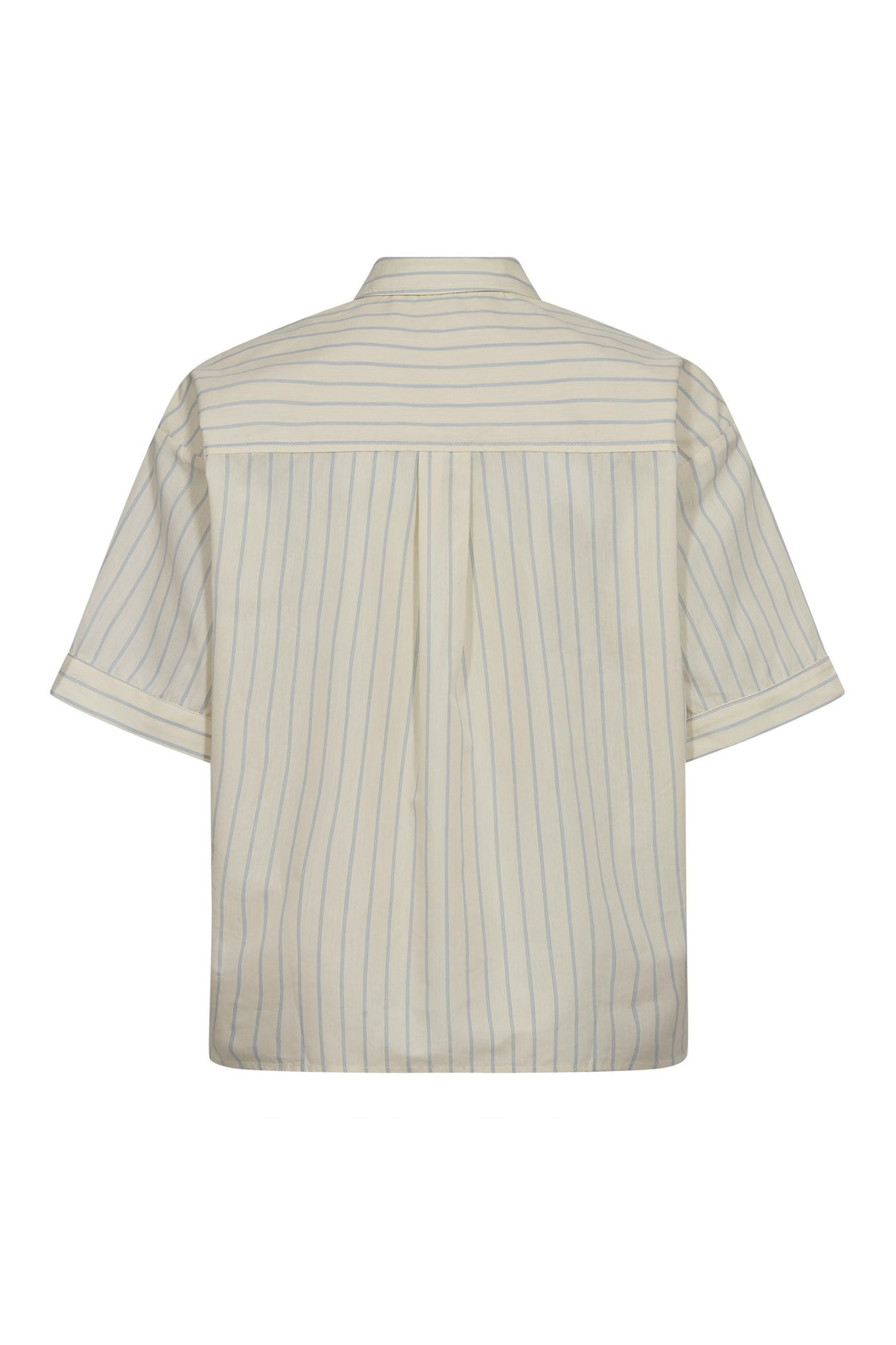 SimoCC Stripe SS Tie Shirt 171-PaleYellow - 45050