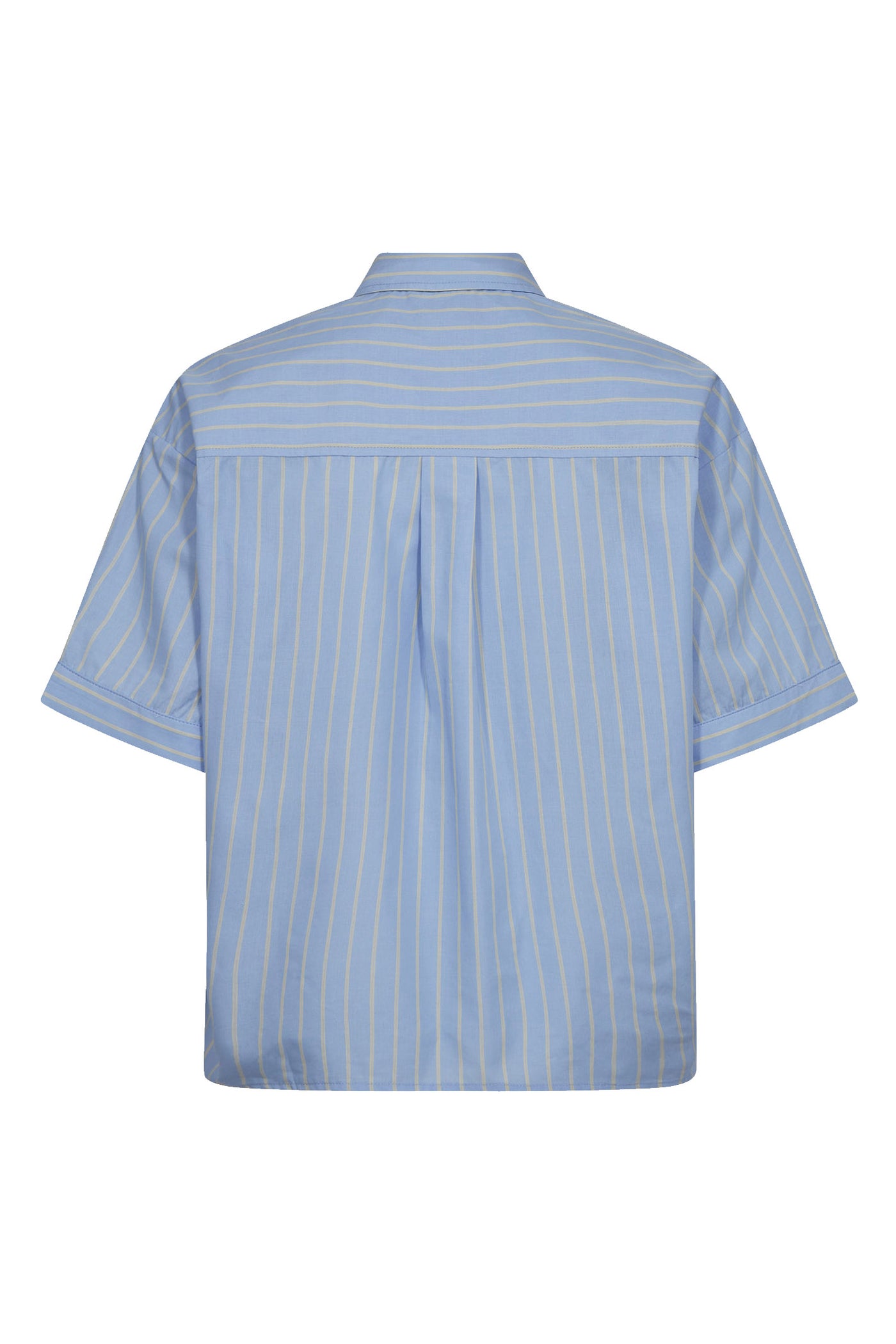 SimoCC Stripe SS Tie Shirt 23-Pale Blue - 45050