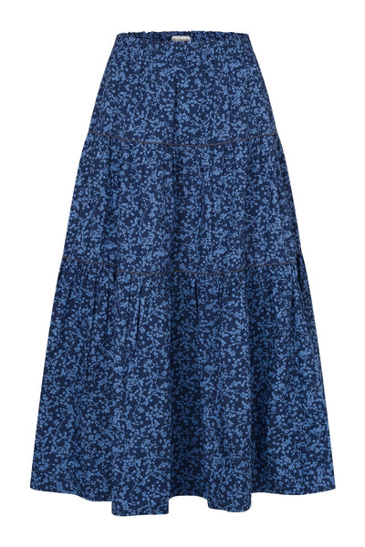 SunsetLL Maxi Skirt 23 Dark Blue - 26492-2034 Thumbnail