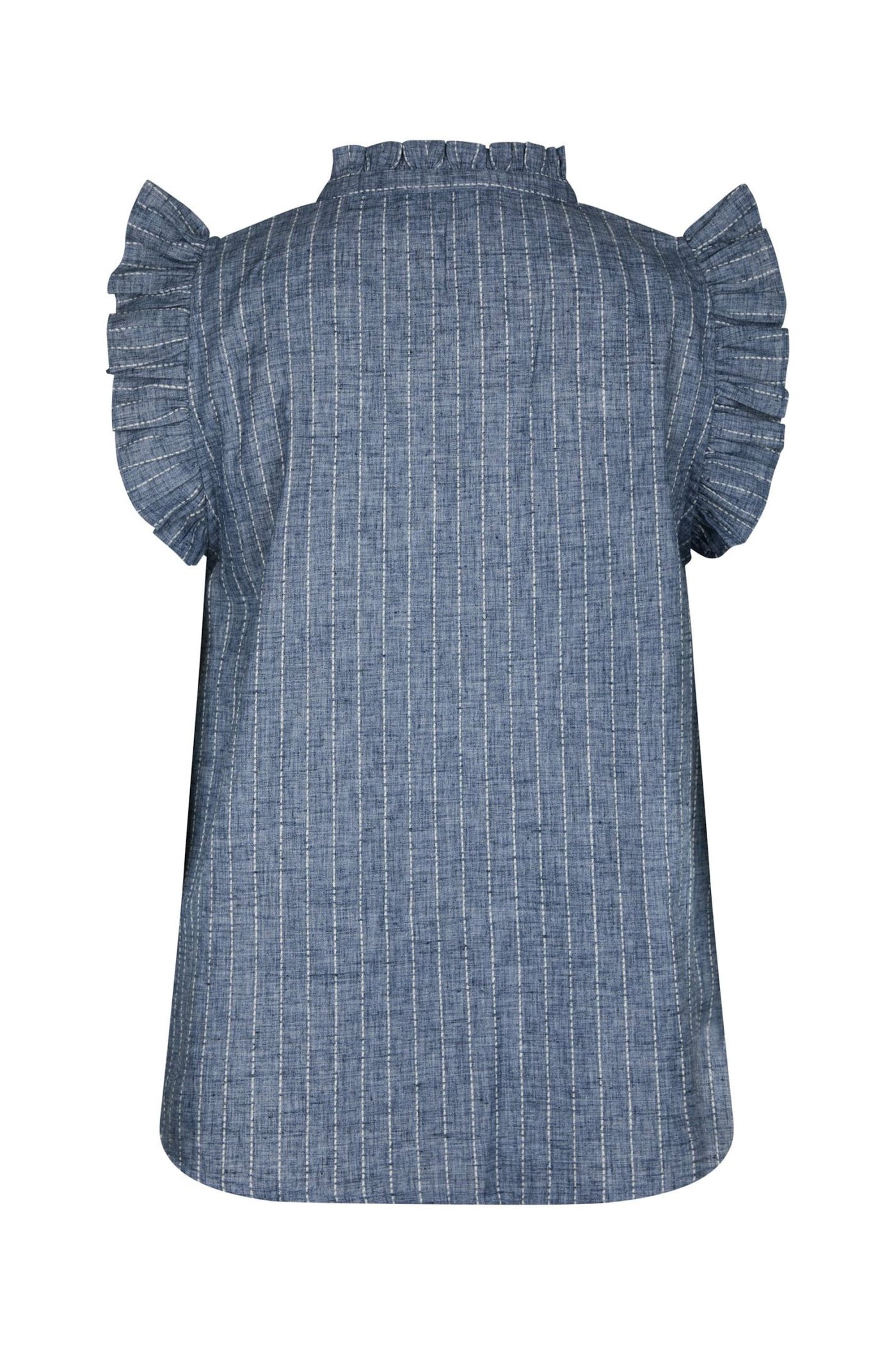 Siona Emb Stripe Top Blue - 168373