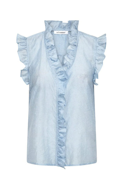 SisuCC Frill Top 23-Pale Blue - 45193 Thumbnail