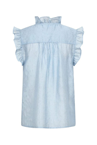 SisuCC Frill Top 23-Pale Blue - 45193 Thumbnail