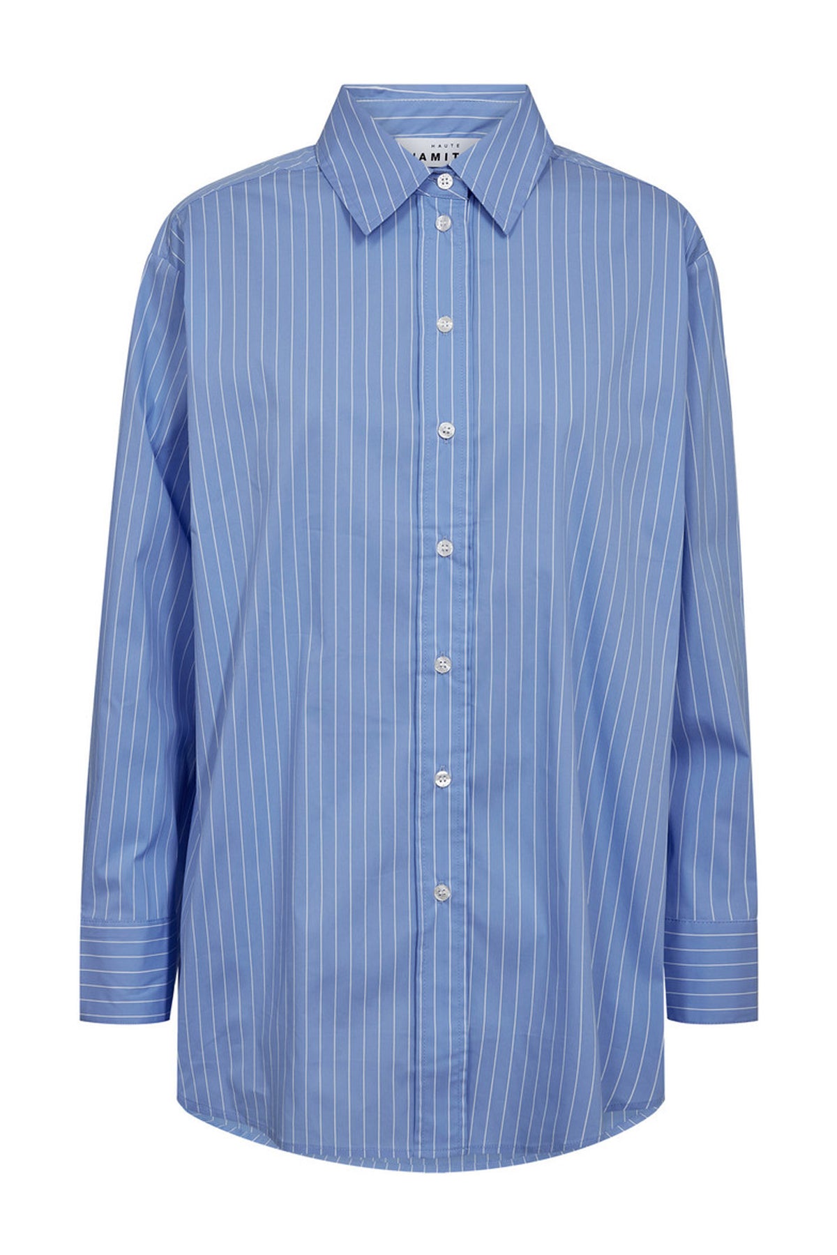 Sky Pin Stripe Shirt Pale Blue - HL10886