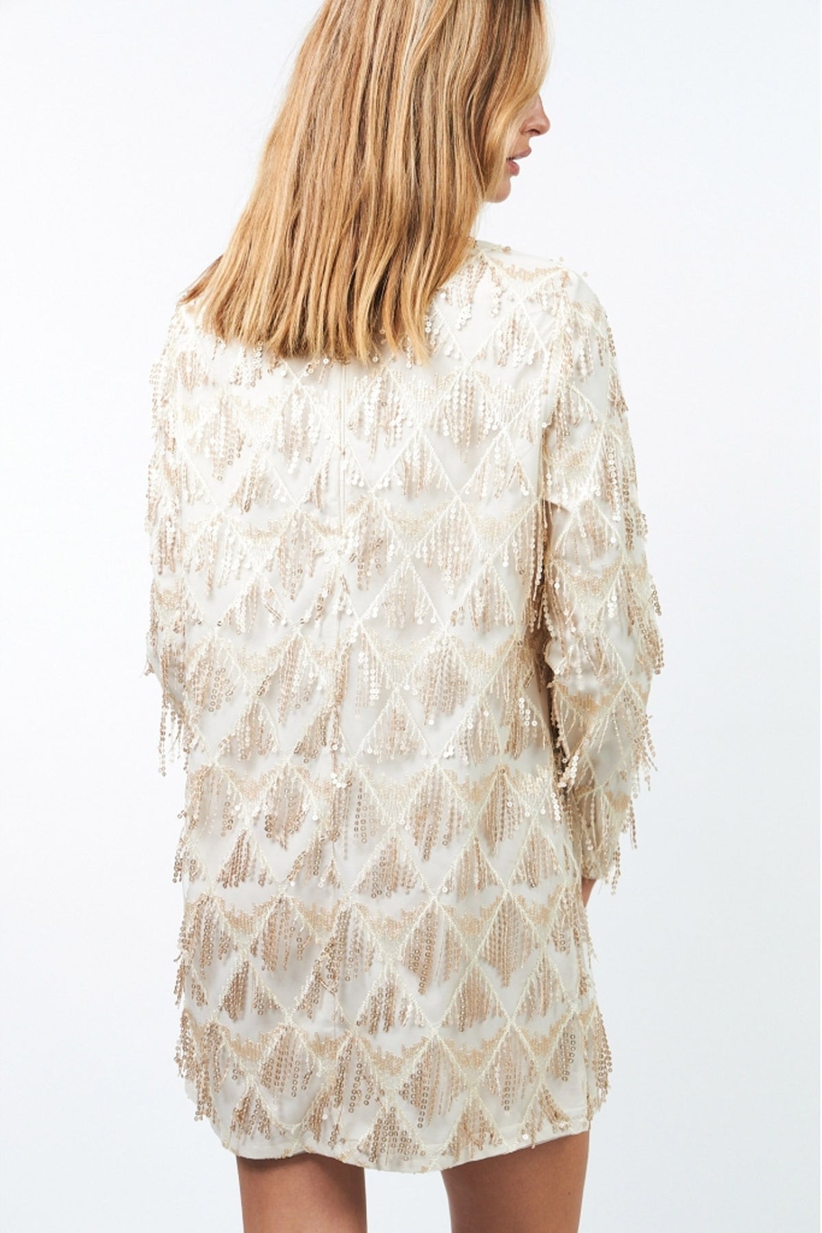 Solga mini Dress LS 85 Champagne - 25566-3014