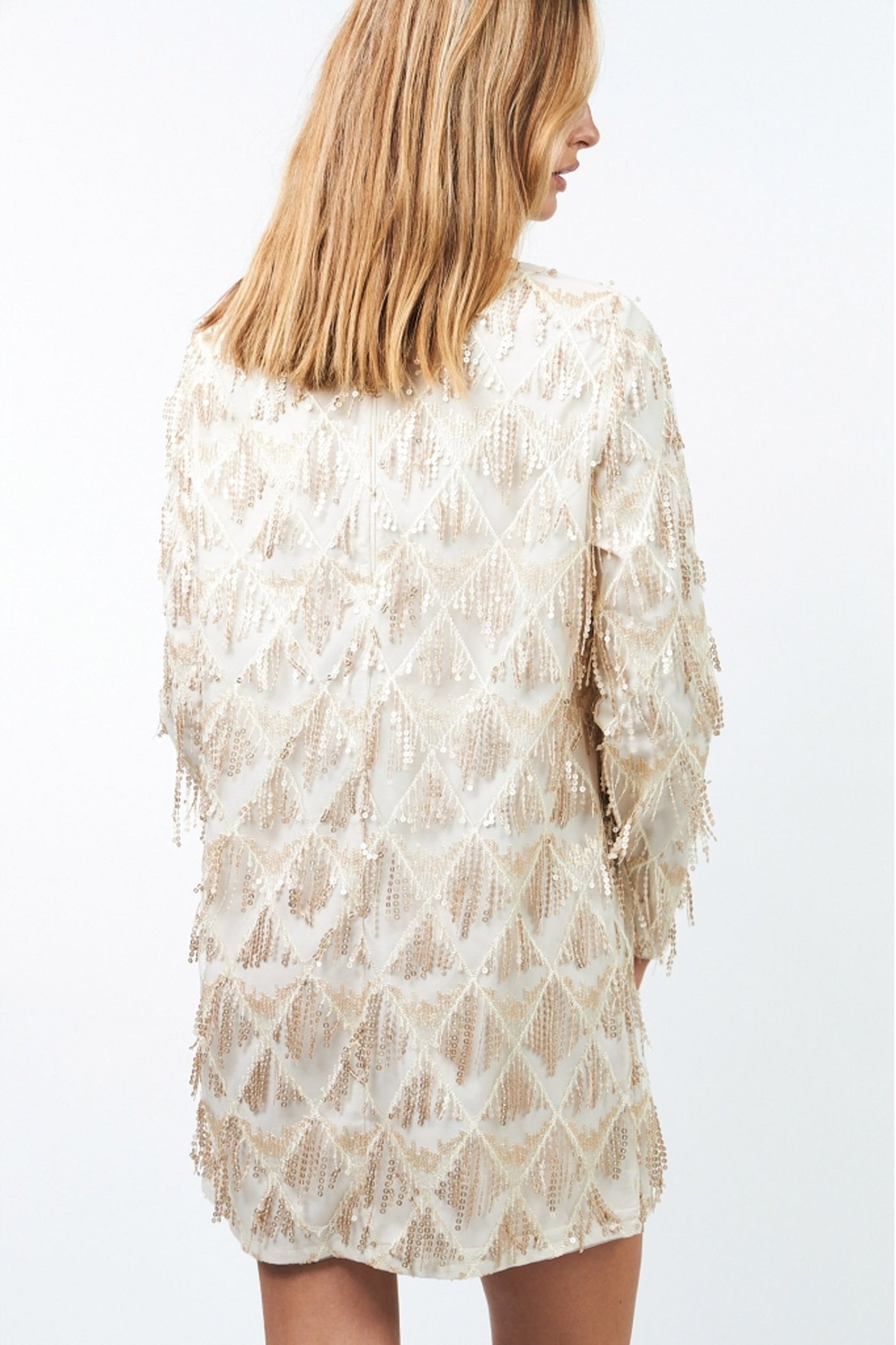 Solga mini Dress LS 85 Champagne - 25566-3014