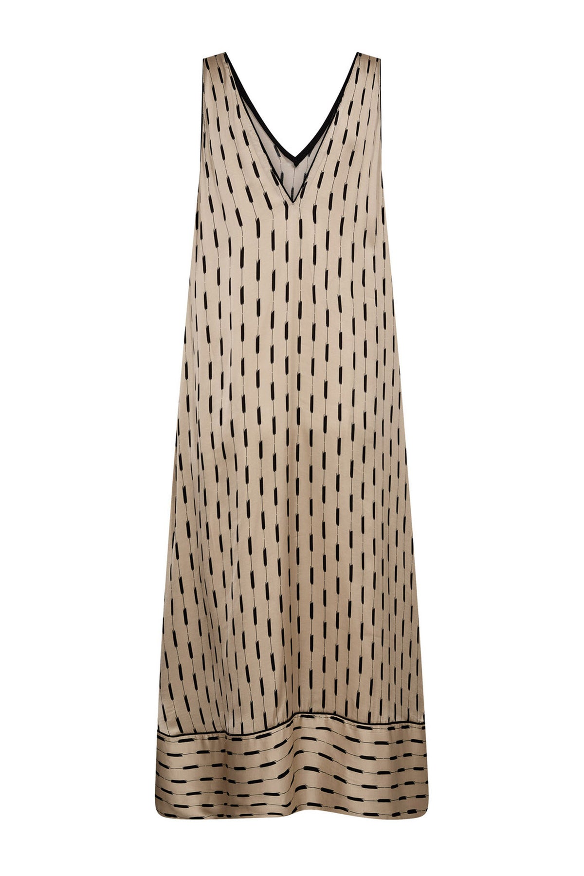 SolveaCC Flare Dress 320-Bisquit - 46061
