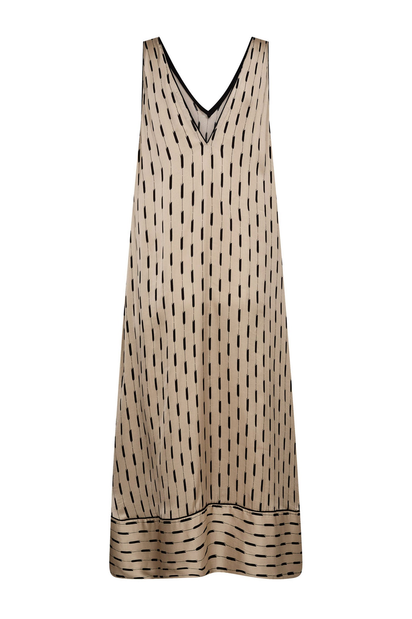 SolveaCC Flare Dress 320-Bisquit - 46061