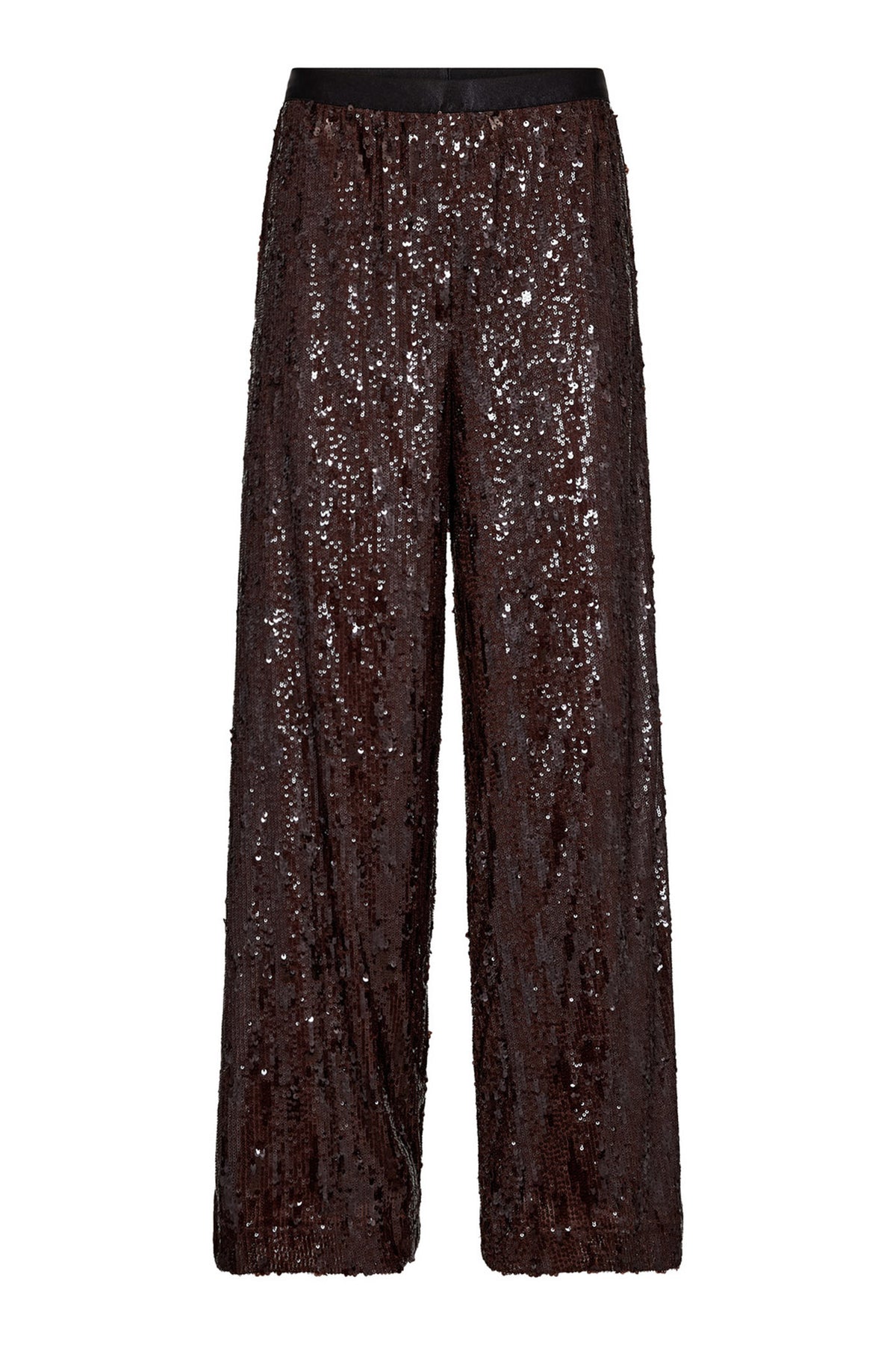 SophieCC Sequin LL Pant 145-Dark Brown - 31654