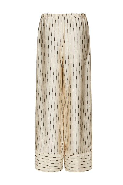 Sora Print Pants Creme - 169279 Thumbnail