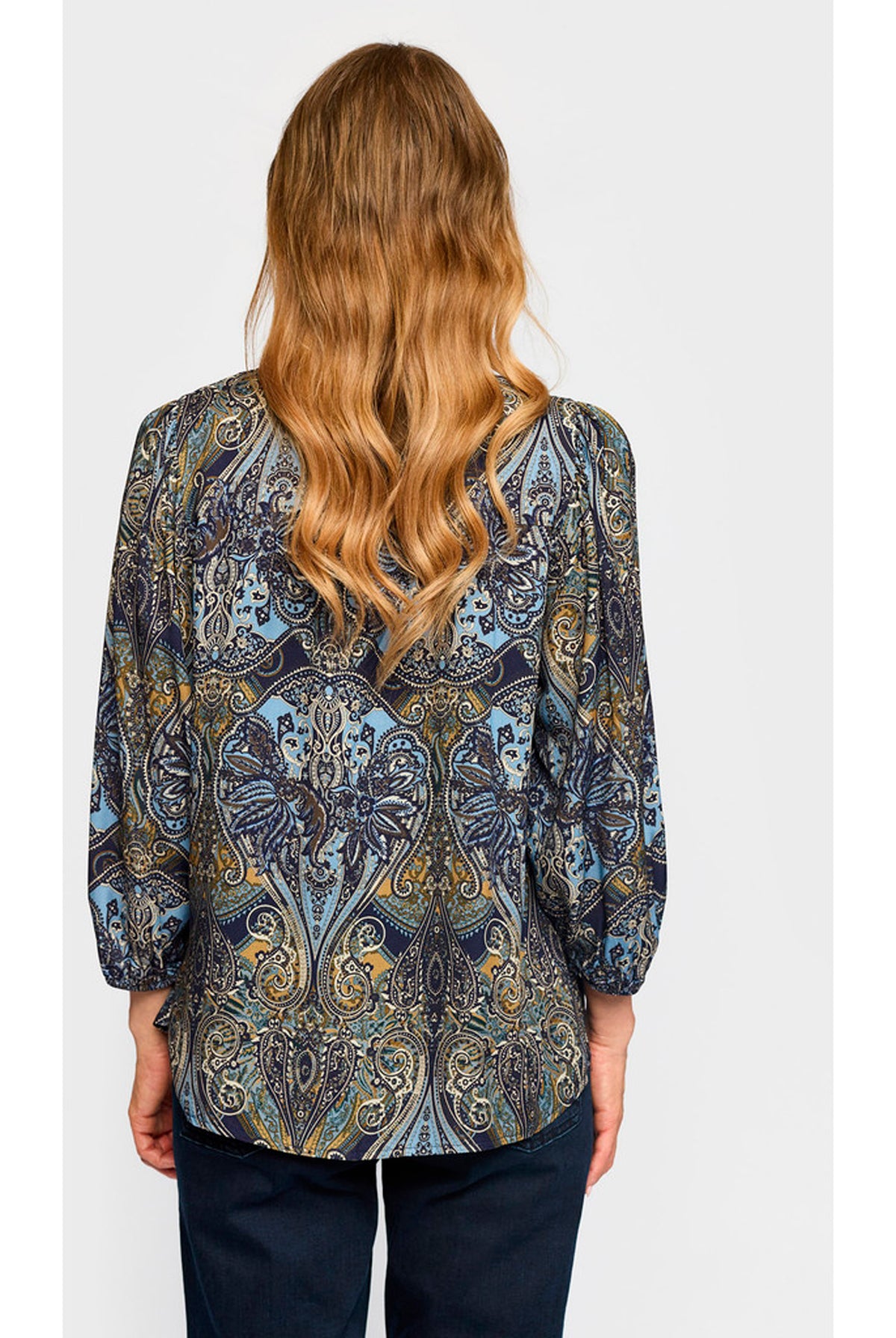 Laura 3036 BLUE PAISLEY - 10214411605