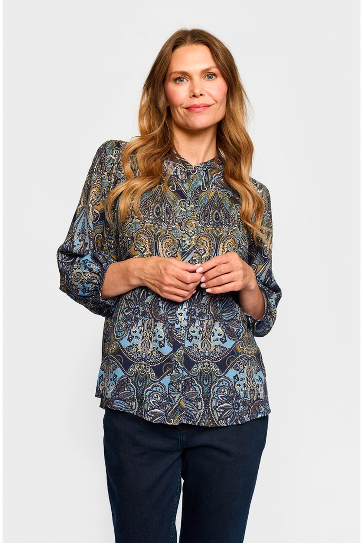 Laura 3036 BLUE PAISLEY - 10214411605