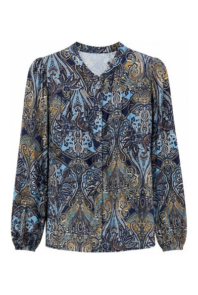 Laura 3036 BLUE PAISLEY - 10214411605 Thumbnail
