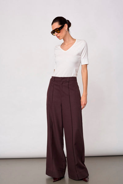 LunaCC Pleat Pant 20016-Bison - 500391 Thumbnail