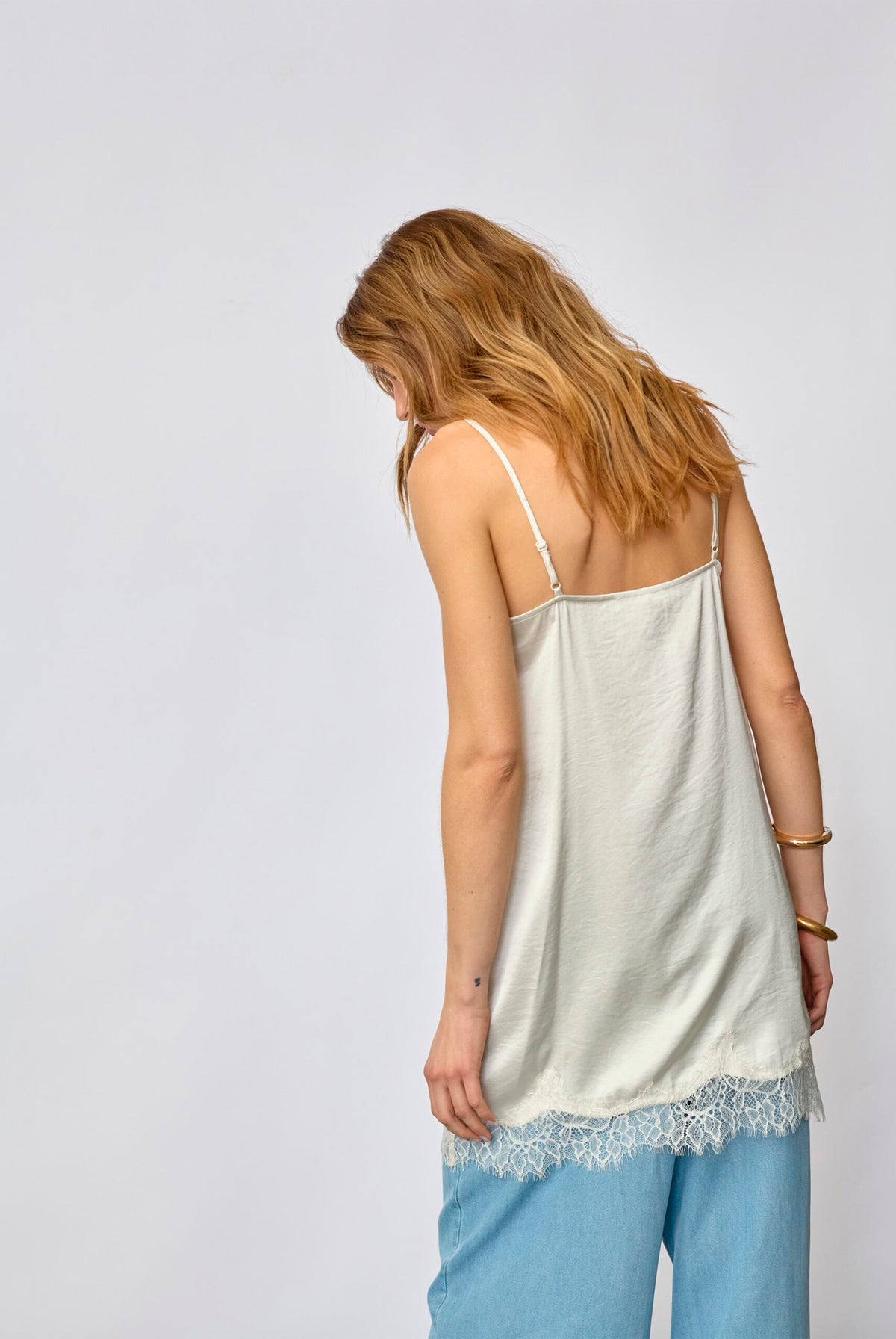 IdunCC Lace Crop Dress 11-Off white - 46107