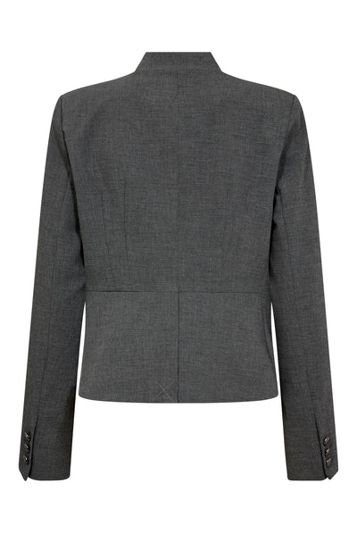 Priscillacc Officer Jacket Mid Grey - 500823 Thumbnail