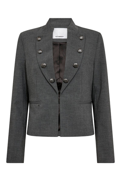 Priscillacc Officer Jacket Mid Grey - 500823 Thumbnail