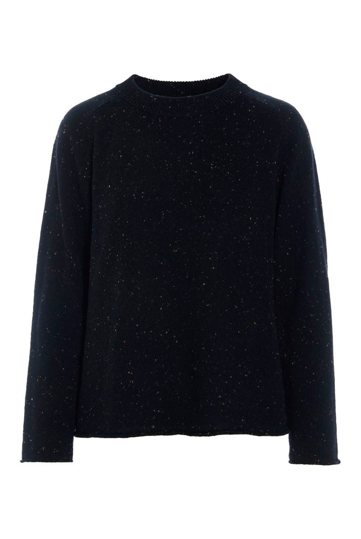 Shinabi raglan bluse BLACK W SPRINKLES - 267-1085-6005