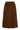 Suede Skirt Dark Chocolate Brown - 100287