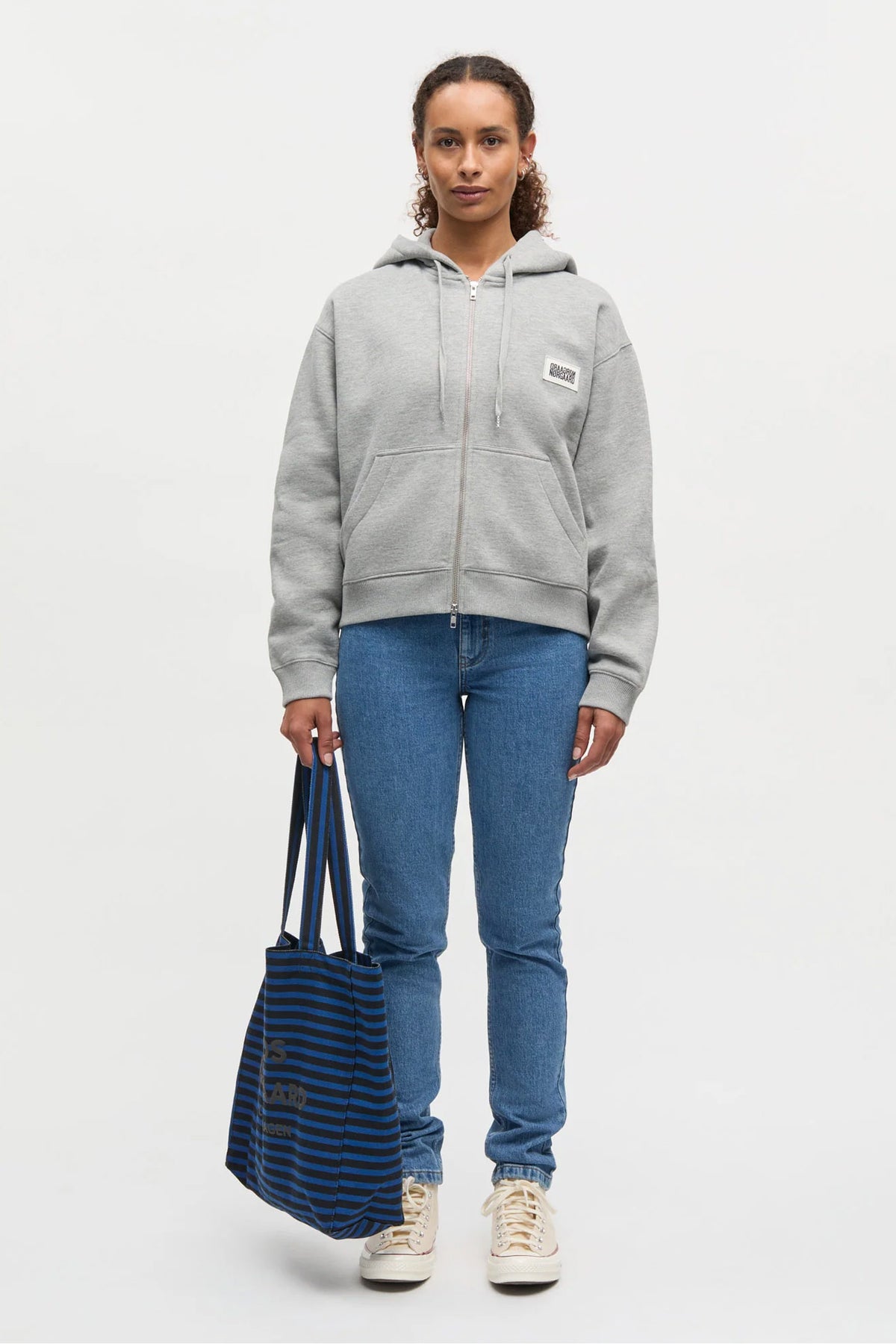 Standard Bobo Hood Sweatshirt grey melange - 200421 - 205573