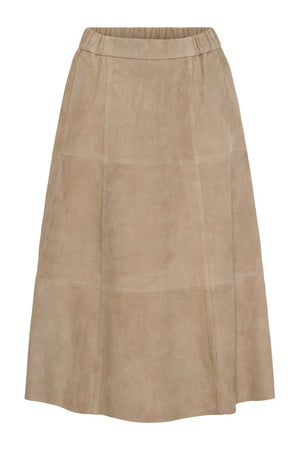 Suede Skirt IVORY - 11395