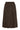 Suede Skirt Dark Chocolate Brown - 11395