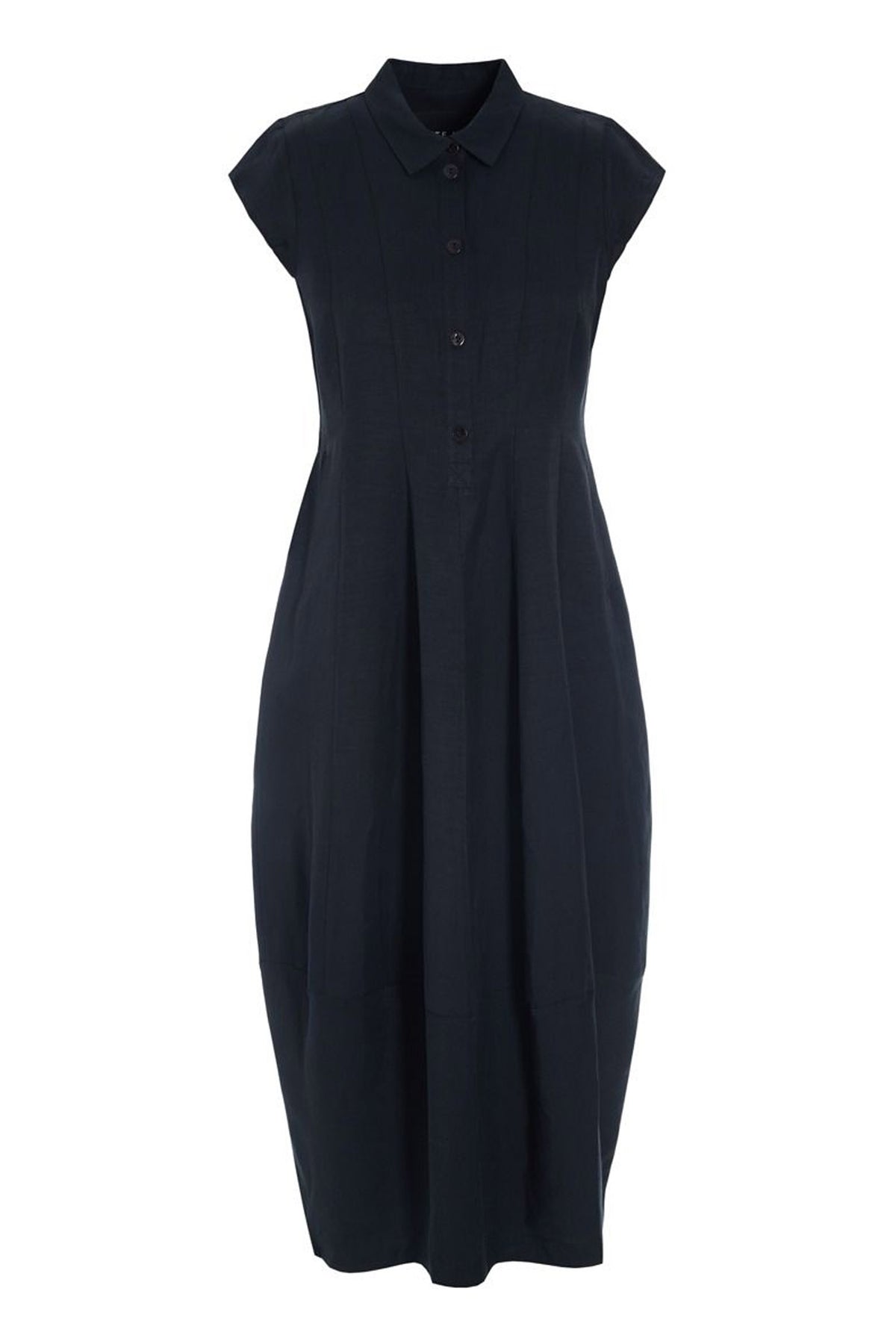 Sukosu kjole med krave Black - 263-2474-5776
