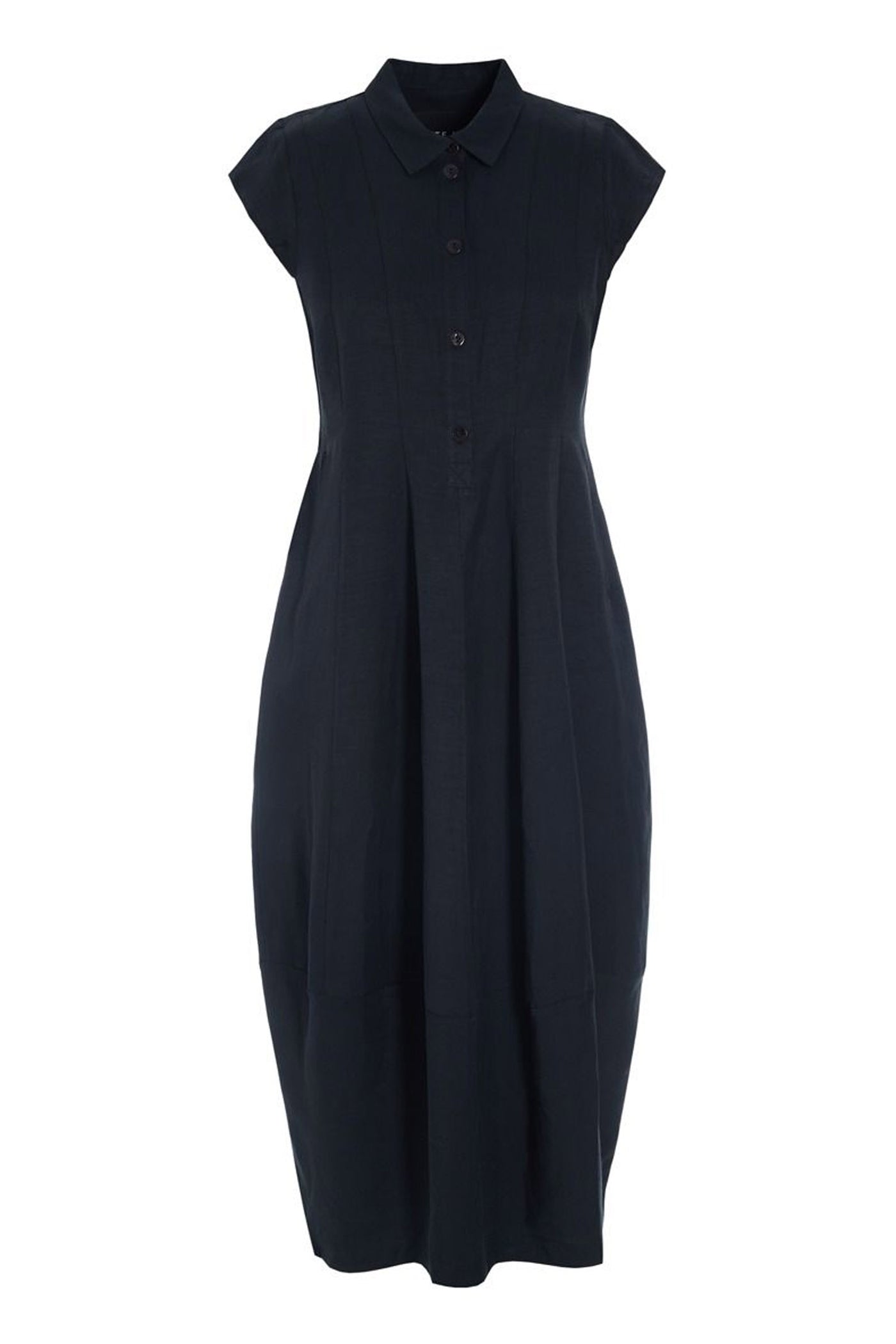 Sukosu kjole med krave Black - 263-2474-5776