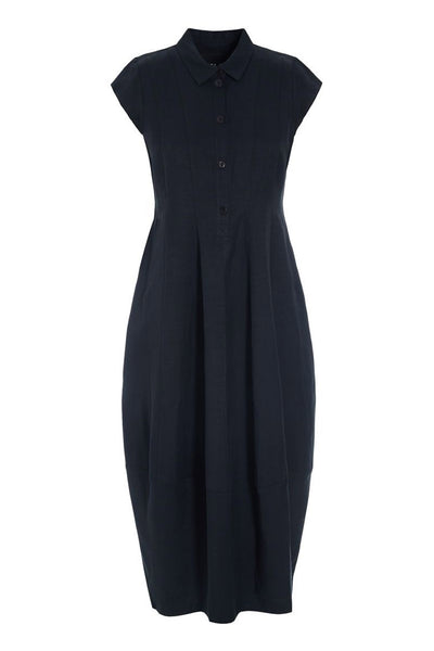 Sukosu kjole med krave Black - 263-2474-5776 Thumbnail