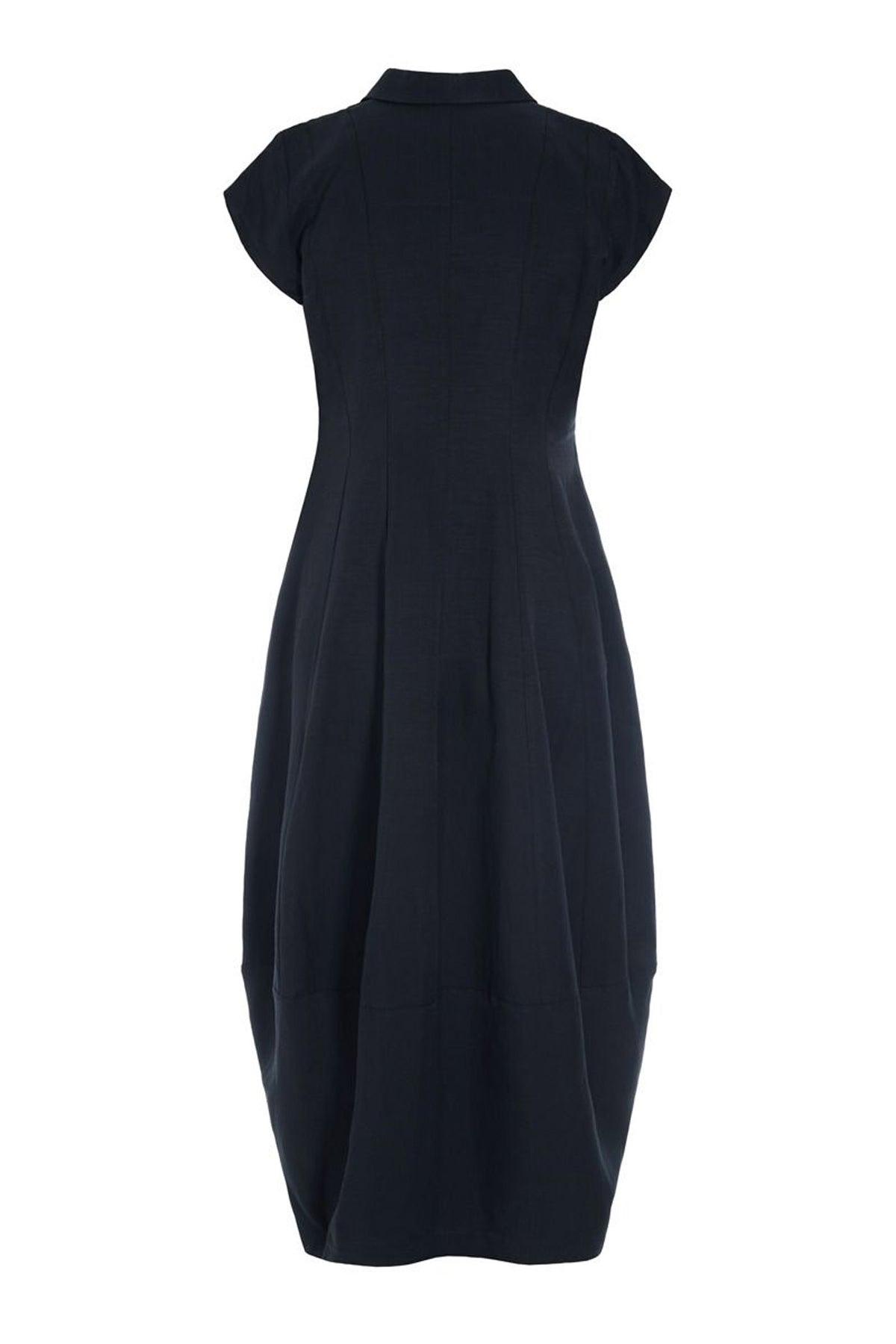 Sukosu kjole med krave Black - 263-2474-5776