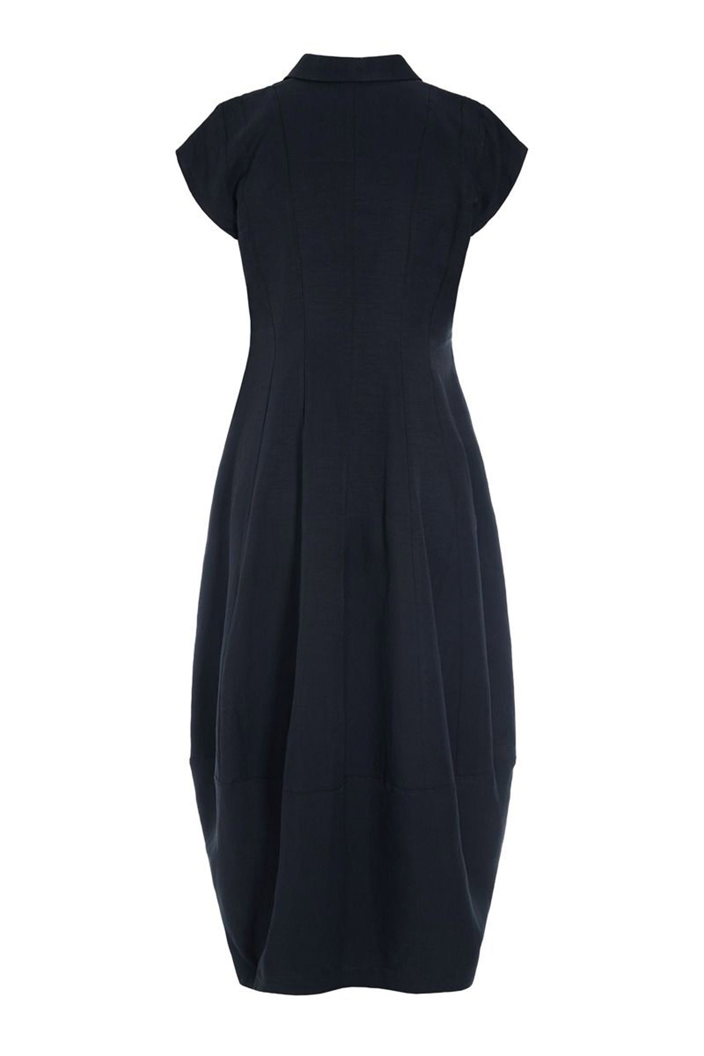 Sukosu kjole med krave Black - 263-2474-5776