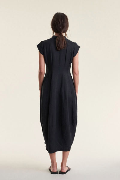 Sukosu kjole med krave Black - 263-2474-5776 Thumbnail