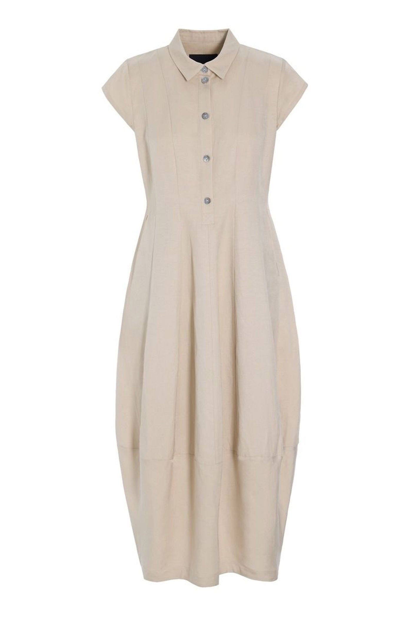 Sukosu kjole med krave IVORY - 263-2474-5776