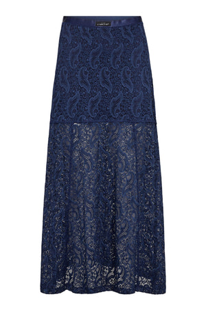 Summer Lace Skirt Navy - HL10133