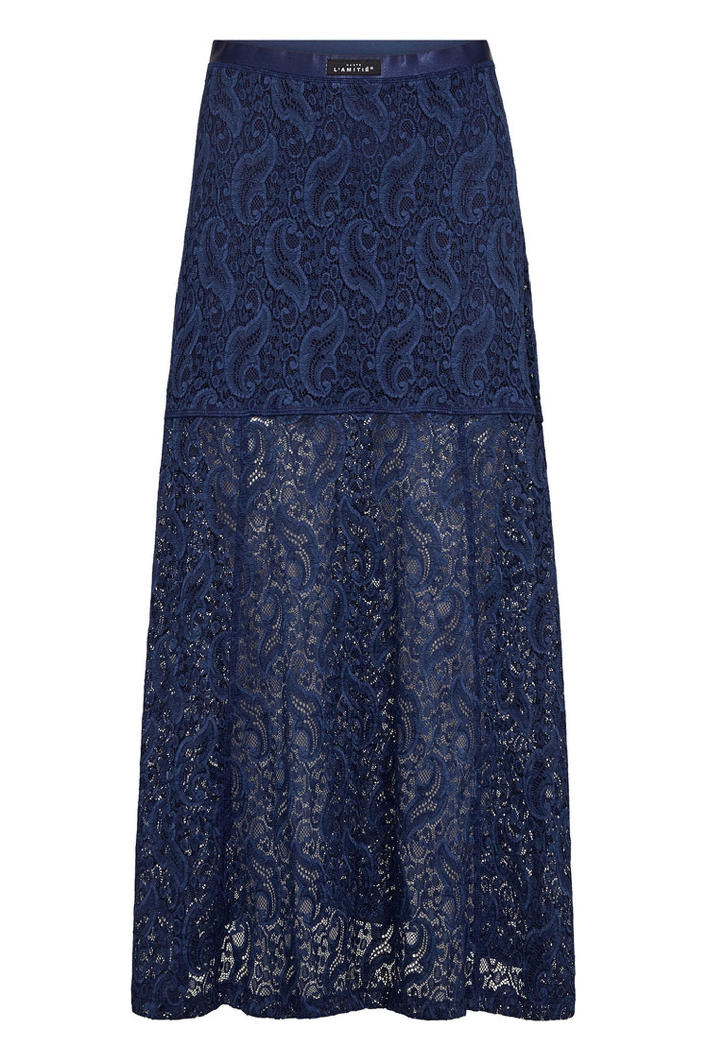 Summer Lace Tall Skirt Navy - HL10580