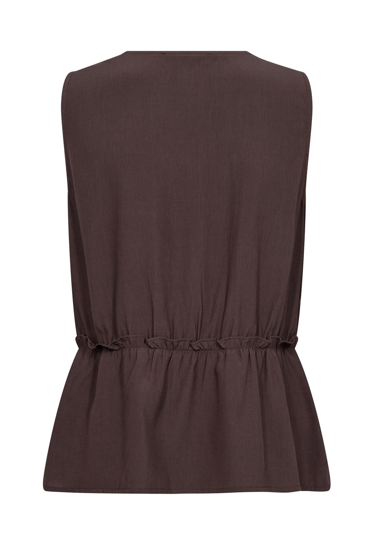 SunnyCC Lace Top 145-Dark Brown - 45128