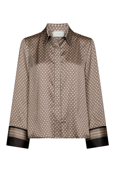 Mistan Pattern Shirt Beige - 170075 Thumbnail