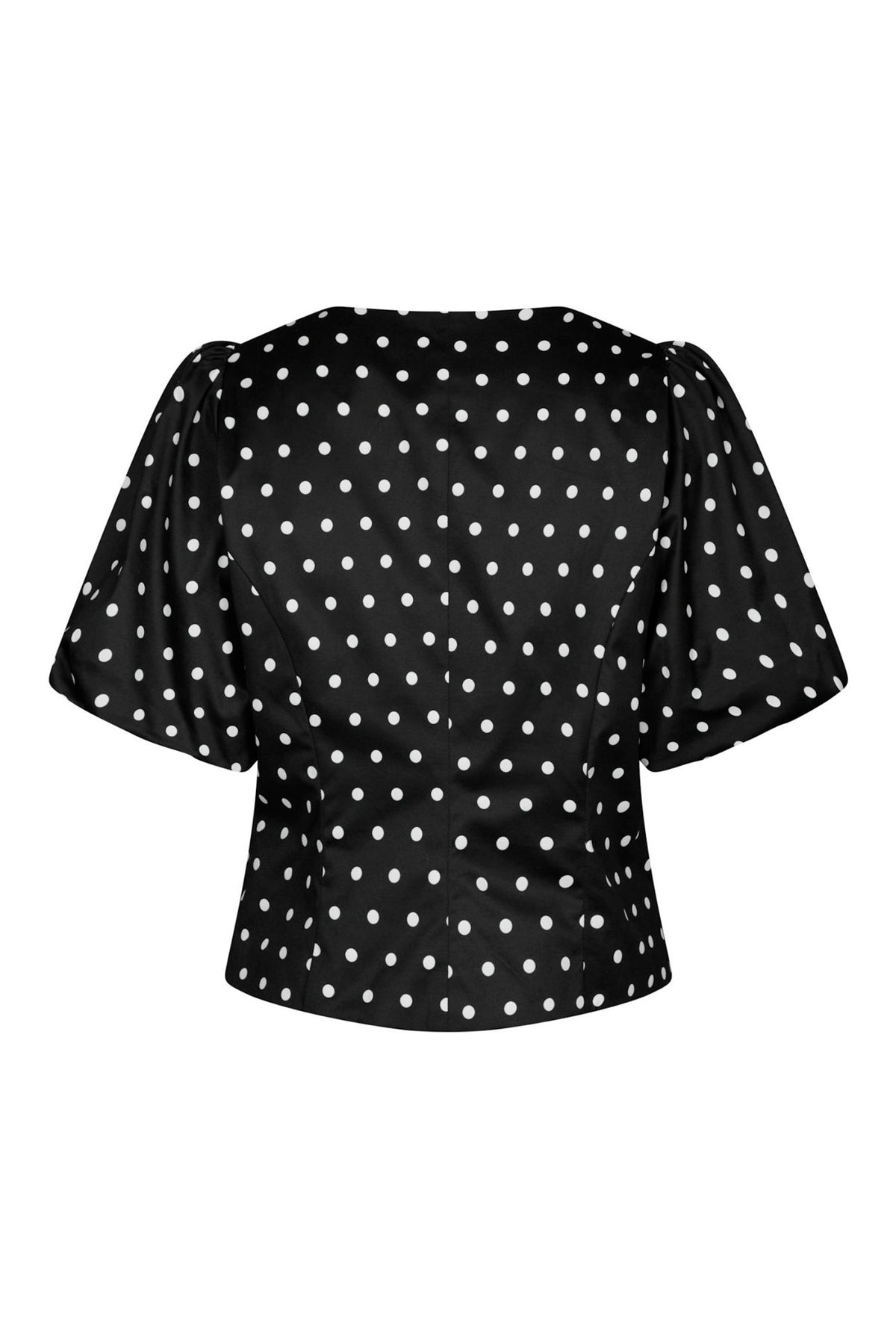 Anela Dot Blouse Black - 167821