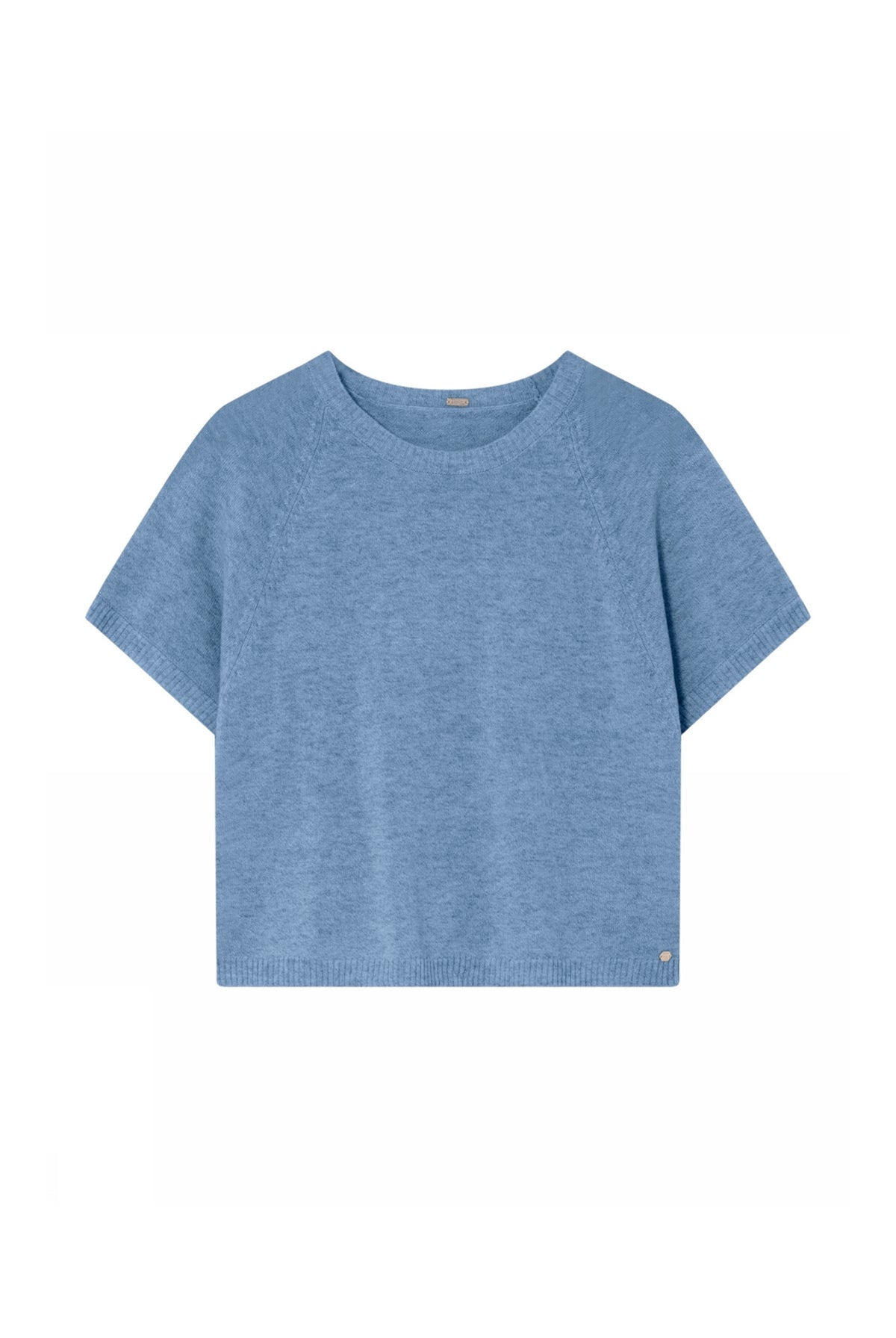 Celma, knit cape 94024-Dusty Blue - 62432/3701