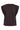 CamillaCC Ruched Shoulder Tee 140-Dark Grey - 43033