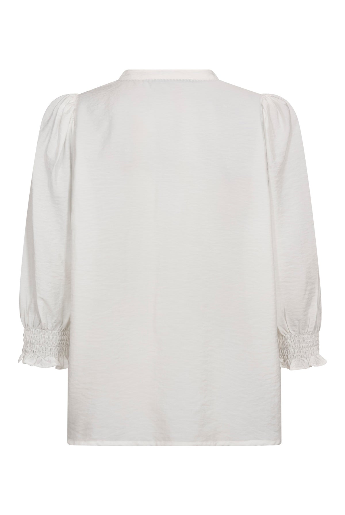 CallumCC Lace Puff V-Shirt 4000-White - 45173